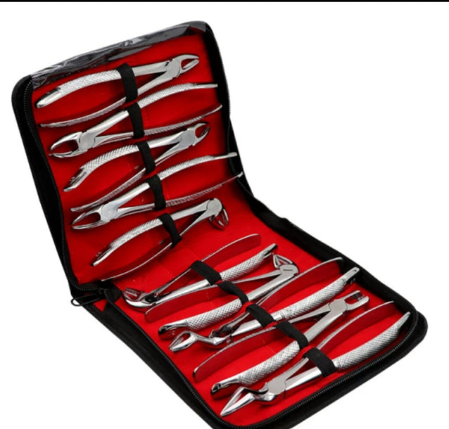 Adult Extraction Forcep set of 10